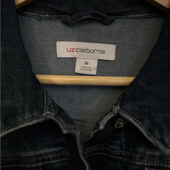 NWT Liz Claiborne Denim Jacket - Picture 2 of 5